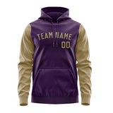 Custom Purple Light Khaki Hoodie 0707252507B31725