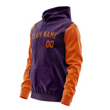 Custom Purple Orange Hoodie 0707282807B31728