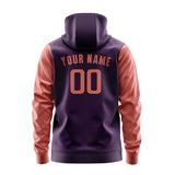 Custom Purple Copper Rose Hoodie 0707292907B31729