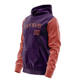 Custom Purple Copper Rose Hoodie 0707292907B31729