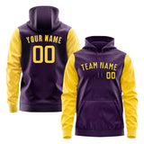 Custom Purple Gold Hoodie