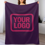 Custom Purple Pink Blanket