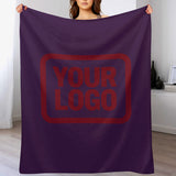 Custom Purple Crimson Blanket