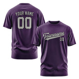 Custom Purple Gray T-Shirt