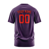 Custom Purple Orange Red T-Shirt