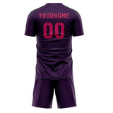 Custom Purple Pink Soccer Set