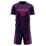 Custom Purple Pink Soccer Set