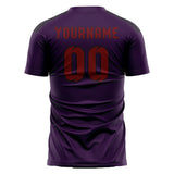Custom Purple Crimson Red Soccer Jersey