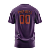 Custom Purple Coral Red T-Shirt