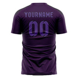 Custom Purple Light Purple Soccer Jersey