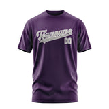 Custom Purple Gray T-Shirt