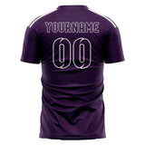 Custom Purple Purple Soccer Jersey