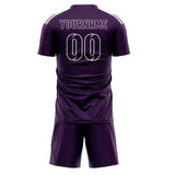 Custom Purple Purple Soccer Set