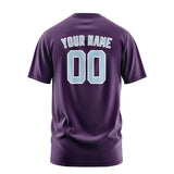 Custom Purple Light Blue T-Shirt