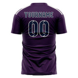 Custom Purple Blue Soccer Jersey