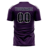 Custom Purple Navy Soccer Jersey