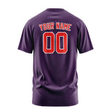 Custom Purple Orange Red T-Shirt