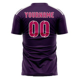 Custom Purple Pink Soccer Jersey