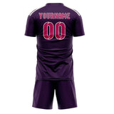 Custom Purple Pink Soccer Set