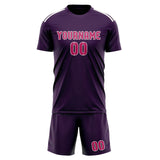 Custom Purple Pink Soccer Set