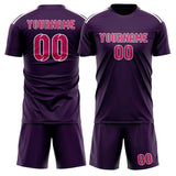 Custom Purple Pink Soccer Set