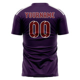 Custom Purple Crimson Red Soccer Jersey