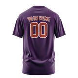 Custom Purple Coral Red T-Shirt
