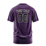 Custom Purple Black T-Shirt