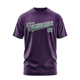 Custom Purple Blue Green T-Shirt