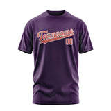 Custom Purple Copper Rose T-Shirt