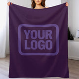 Custom Purple Lavender Blanket