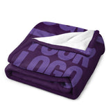 Custom Purple Lavender Blanket