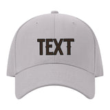 Custom Gray Black Hat