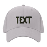 Custom Gray White Hat