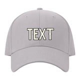 Custom Gray Light Purple Hat