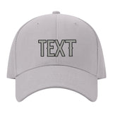 Custom Gray Light Green Hat 07B21704