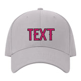 Custom Gray Light Pink Hat 07B21713