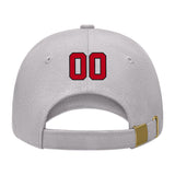 Custom Gray Crimson Red Hat 07B21714