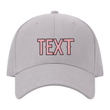 Custom Gray Light Emerald Green Hat