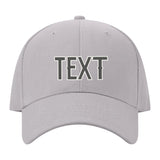 Custom Gray Orange Hat 07B21820