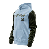 Custom Light Blue Olive Hoodie 0808020208B31802