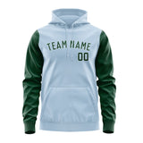 Custom Light Blue Green Hoodie 0808050508B31805