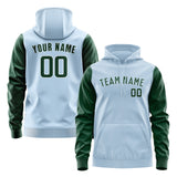 Custom Light Blue Green Hoodie 0808050508B31805