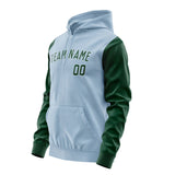 Custom Light Blue Green Hoodie 0808050508B31805