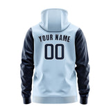 Custom Light Blue Blue Hoodie 0808101008B31810