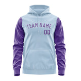 Custom Light Blue Light Purple Hoodie 0808232308B31823