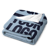 Custom Light Blue Steel Blue Blanket