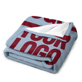 Custom Light Blue Crimson Blanket