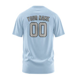 Custom Light Blue Gray T-Shirt