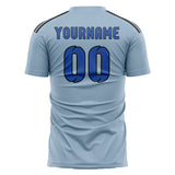 Custom Light Blue Sky Blue Soccer Jersey